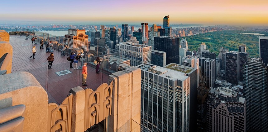 Top of the Rock, Rockefeller Center, NYC., Observatório de …